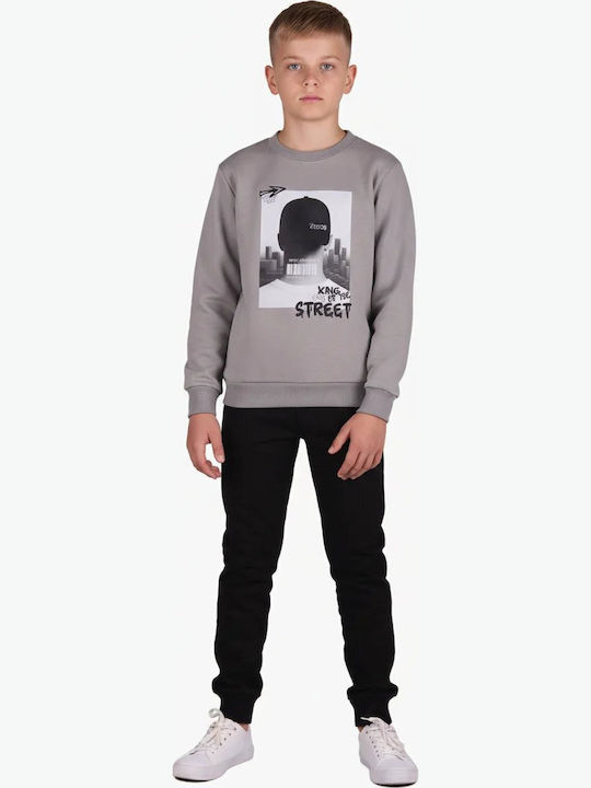 Joyce Kids Sweatpants Set Grey