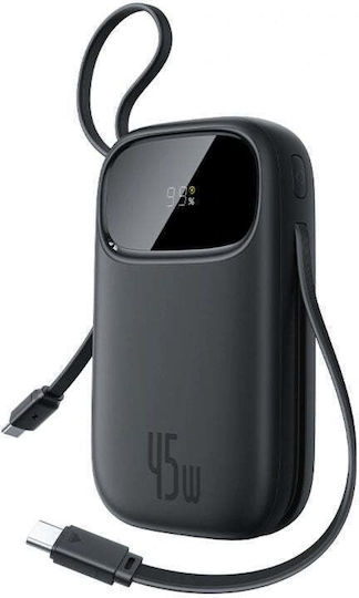 Baseus EnerFill FC31 Външна батерия 20000mAh 45W с USB-A порт и USB-C порт Черен