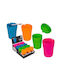 Smokeless Plastic Ashtray Fuchsia