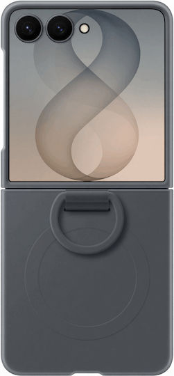 Samsung Ring Magnet Back Cover Silicone Black Galaxy Z Flip8