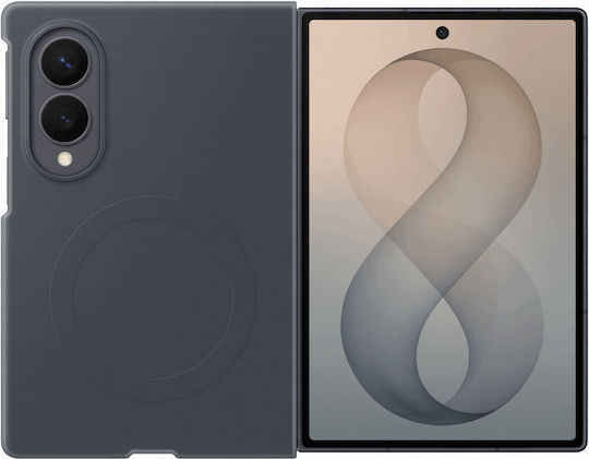Samsung Magnet Umschlag Rückseite Silikon Schwarz Samsung Z Fold 8