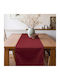 Beauty Home Premium Weihnachtliches Tischtuch Stoff Läufer Rot 32x250cm