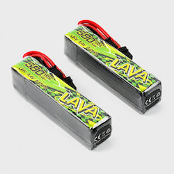 BetaFPV Li-Po Battery 11.4V 580mAh 95C 3S XT30 for Drone 2 Pieces BetaFPV Li-Po Battery 11.4V 580mAh 95C 3S XT30 for Drone 2 Pieces