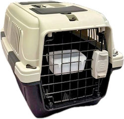Pet Camelot Dog Transport Cage Beige 56x35x34cm Pet Camelot Dog Transport Cage Beige 56x35x34cm