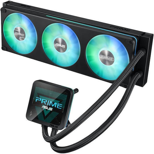 Asus Prime LC II 360 ARGB AIO Водно Охлаждане За CPU С 3 Вентилатора 120mm
