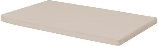 Waldin Lenjerie De Patut Bebe Pentru Cradle Din Bumbac Cu Cauciuc Bej 90x50cm