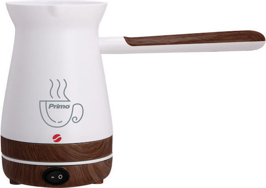 Primo Primo Elektrische griechische Kaffeekanne 800W mit Gewicht 250ml Weiß