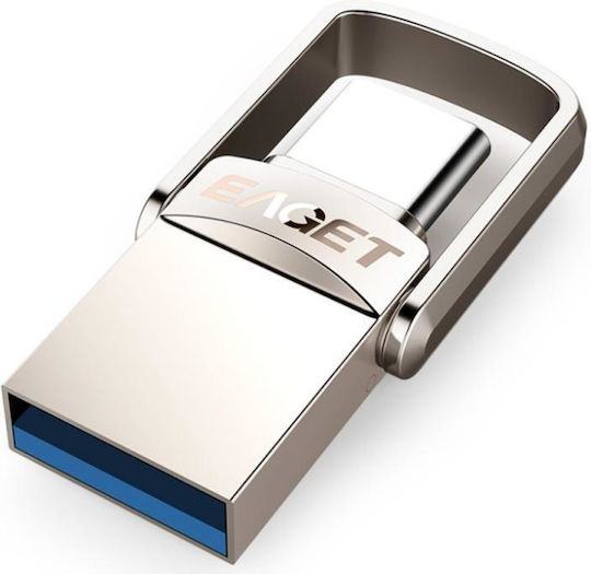 Eaget Stick USB 64GB USB 2.0 cu conexiune USB-A și USB-C