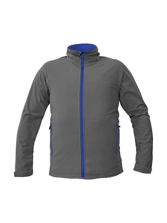 Cerva Μπουφάν Εργασίας Ανακλαστικό Softshell Ψύχους Γκρι