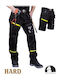 Raw-Pol Reflective and Waterproof Work Trousers with Removable Leg Warmers Black