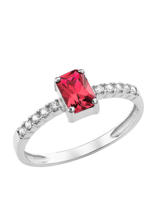Ioannis Kosmima Women's Ring with Zircon from 9K White Gold
