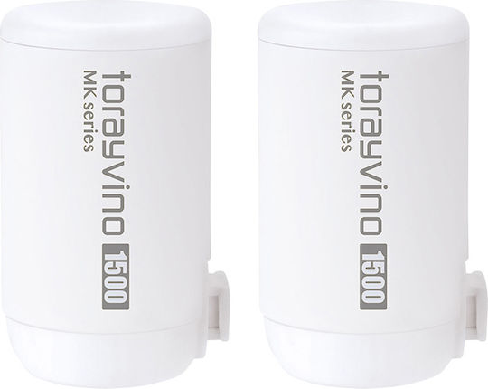 Toray Replacement Water Filter for Faucet with Activated Carbon Mkc-eg Mk 2 2 Pieces