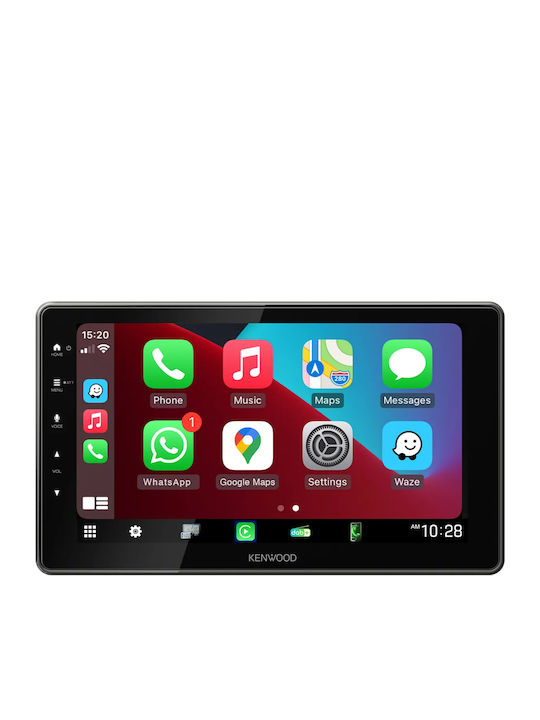 Kenwood Radio Auto 1 DIN (Bluetooth/USB/GPS/Apple CarPlay/Android Auto)