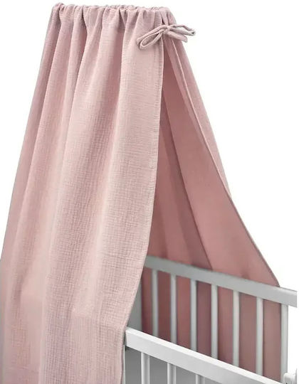 Qmini Baby Moskitonetz Für Kinderbett Rosa