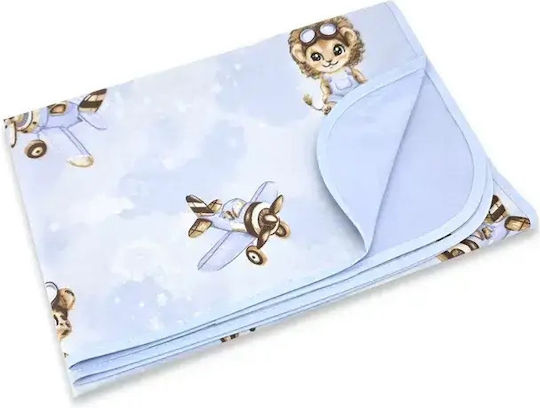 Qmini Pătură Tip Pepinieră Swaddling Bumbac Bej 75x100 cm