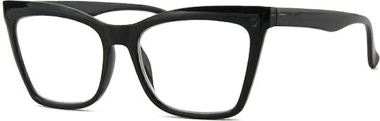 Aegean Dolphin Clip-On Lesebrillen +2.50 in Schwarz Farbe Dolphin-10699-Schwarz-250_33902