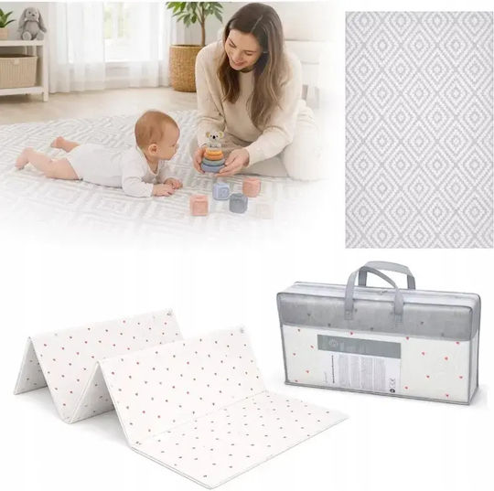 Primabobo Covor Pentru Copii Inimi Gri 120x180cm