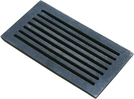 Gusseisen Kaminroste Gerade ohne Aschenbecher 29x15cm
