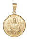 Kinder Amulett Kinderschutzamulett mit Goldkette 14K 057909
