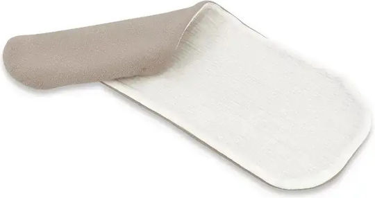 Qmini Schultertuch Burp Cloth Braun