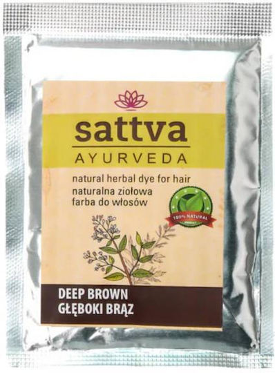Sattva Hair Dye no Ammonia Deep Brown 10gr