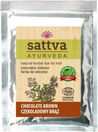 Sattva Hair Dye no Ammonia Chocolate Brown 10gr