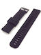 Gummi-Armband Schwarz 20mm