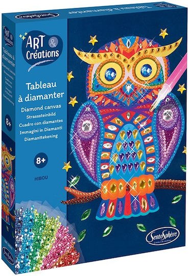 Creative Kit Diamonds Rhinestones Owl Canvas Sentosphere