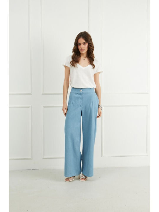 Γυναικεία Παντελόνα Denim Blue