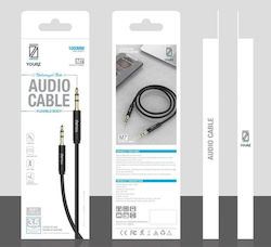 YOURZ 3.5mm Jack Cable Male - 3.5mm Male Black RD-M7 YOURZ 3.5mm Jack Cable Male - 3.5mm Male Black RD-M7