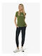 Damen T-shirt Grün