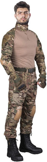Set pantaloni de protecție jachetă costum tactic cu genunchiere
