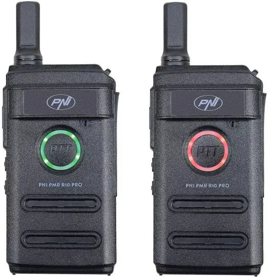 PNI PMR R10 Pro Комплект 2 Преносими Радиостанции PMR446 0.5W