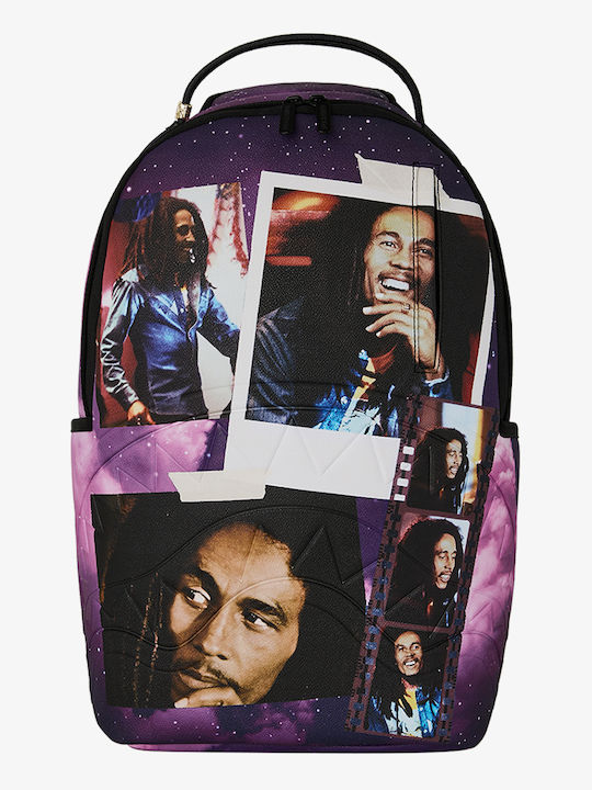 Sprayground Bob Marley Лилава Ученическа Раница Лилав 29 x 15 x 45.7см
