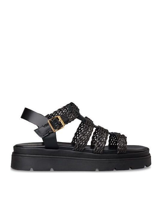 Envie Shoes Δερμάτινα Γυναικεία Σανδάλια Flatfo...