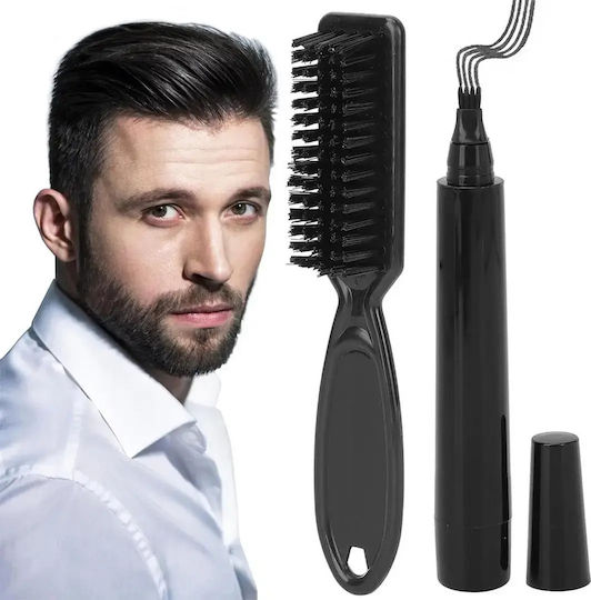 Beard Brush Beard Filler Beard Density Set Black