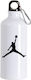 Water Bottle Basketball 600ml White