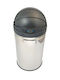 MRShome Mülleimer aus Inox Silber 30lt