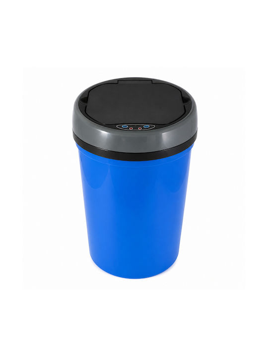 MRShome Plastic Waste Bin with Photocell Blue 9lt