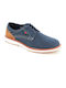 Leather Men's Casual Shoes Blue