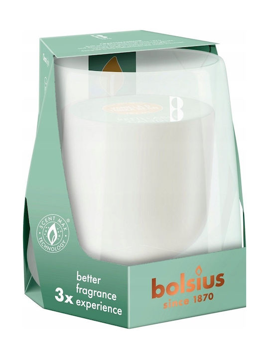 Aromatic Candle In Glass Jar Clean Light O95x85...