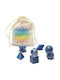 Set Sacru De Geometrie Cu Pietre Semiprețioase Lapis Lazuli 7 Bucăți