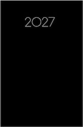 Innostat Simple Daily Agenda 2027 Black 17x24cm