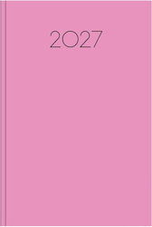 Innostat Simple Daily Agenda 2027 Pink 17x24cm