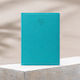Tagesordnung Tägliches Tagebuch 2027 17x24cm Lederartiges Turquoise