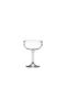 Ready Set Of Plastic Champagne Goblet Glasses 210ml 6 Pieces
