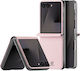 Dux Ducis Bril Book Кожен Розов (Galaxy Z Flip8)