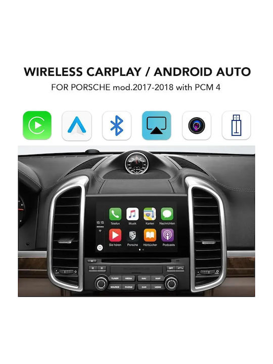 Digital IQ Car Audio System for Porsche Cayenne / Panamera / Cayman 2017-2018 Bluetooth USB AUX WiFi GPS Apple CarPlay Android Auto