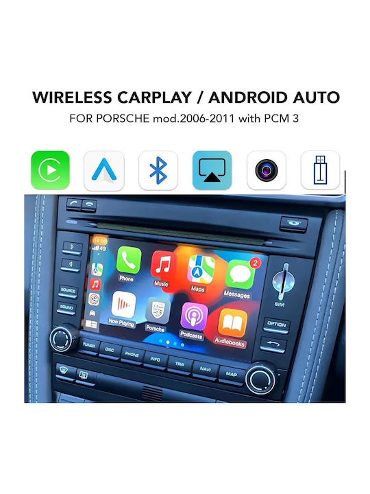 Digital IQ Auto-Audiosystem für Porsche Cayenne / Cayman / Boxster 2006-2011 (Bluetooth/USB/AUX/Eingebautes Wi-Fi / 3G / GPS / Apple CarPlay / Android Auto) mit Touchscreen 6.5"