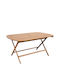Foldable Outdoor Wooden Table Filly Natural 160x85x74cm